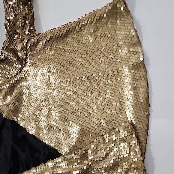 Baby Phat Women’s All Gold Sequins Open Front Cropped Jacket/ 2X - Picture 9 of 14